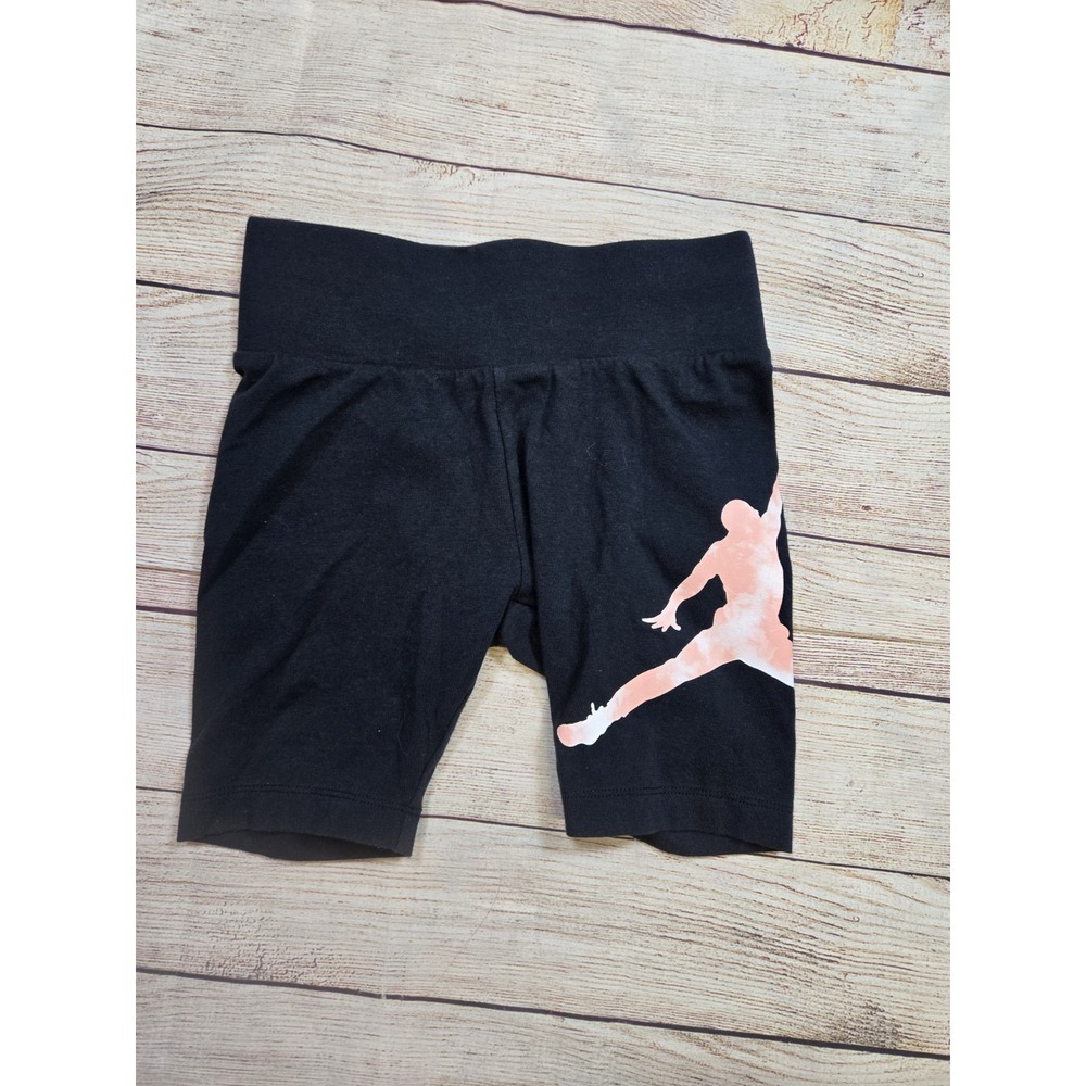 Air Jordan Shorts Girl's‎ Size Small Black Jumpman Biker Athletic Athletic